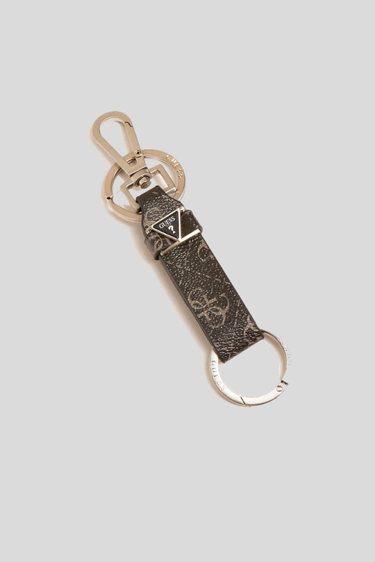 Vezzola Flat Key Ring - Dark Black
