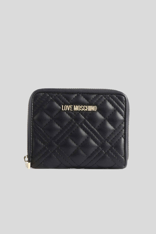 Portafoglio Quilted - Nero