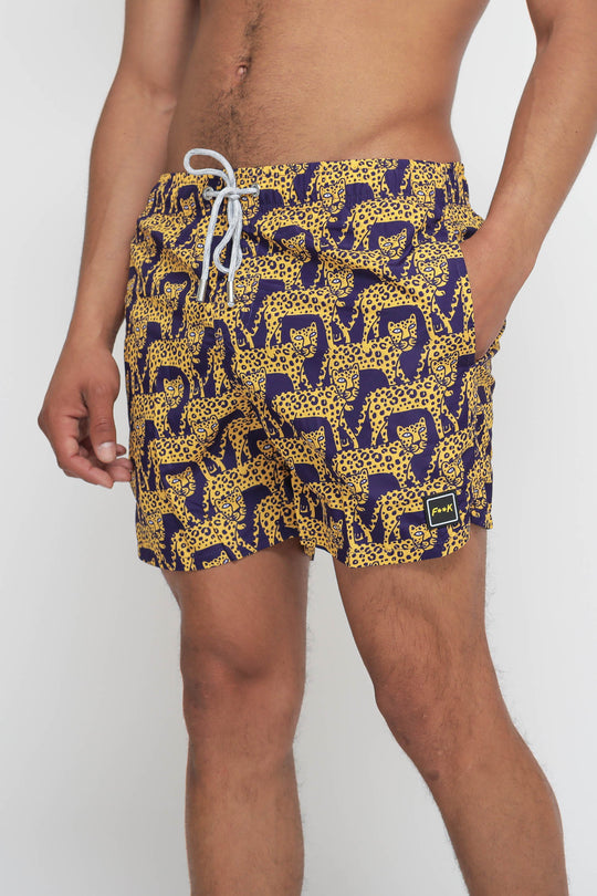 Microfiber Printed Short - Fantasia