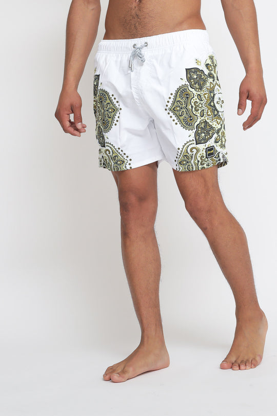 Microfiber Printed Short - Fantasia