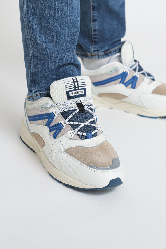 Fusion 2.0 - Bright White/Vallarta Blue