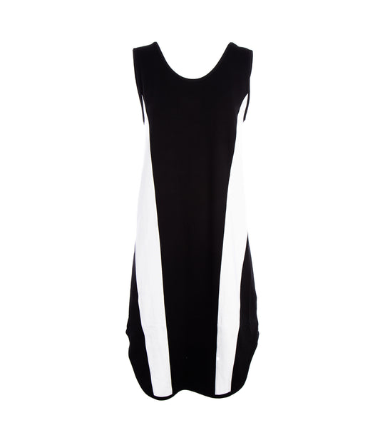 Eda Dress - Black Ivory Block