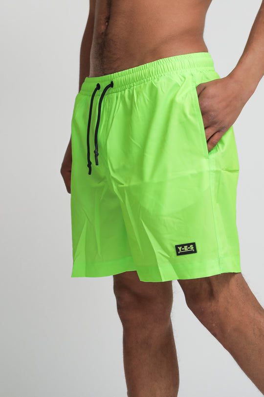 Costume Da Bagno Boxer Uomo - Verde Fluo