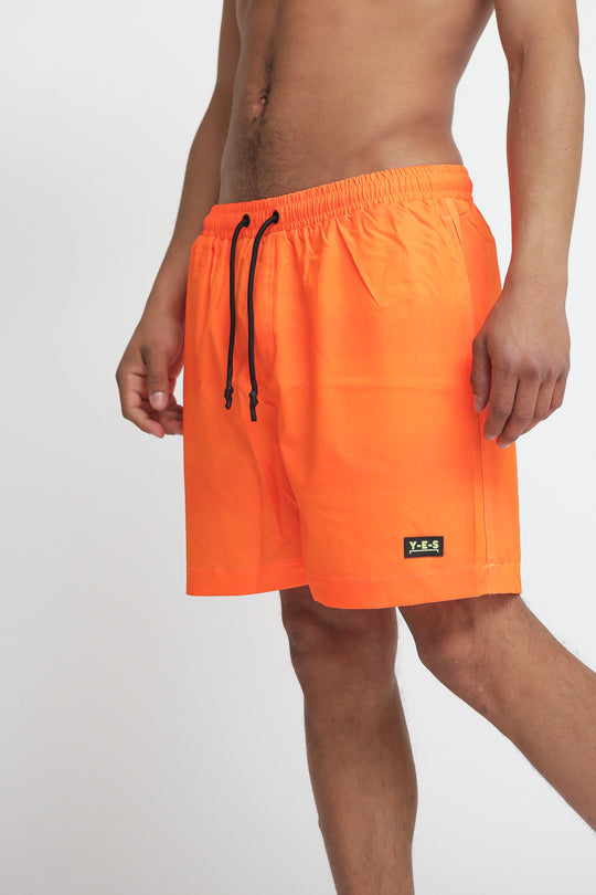 Costume Da Bagno Boxer Uomo - Arancio Fluo