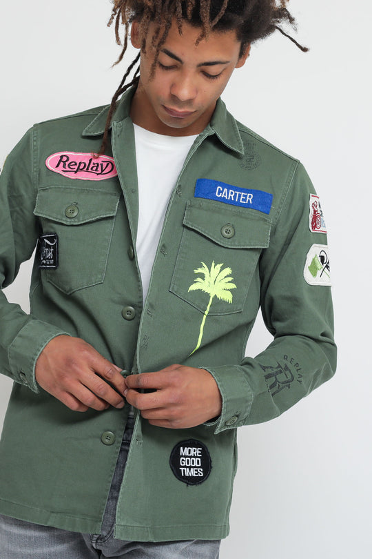 Giacca Camicia Replay Moto Cross