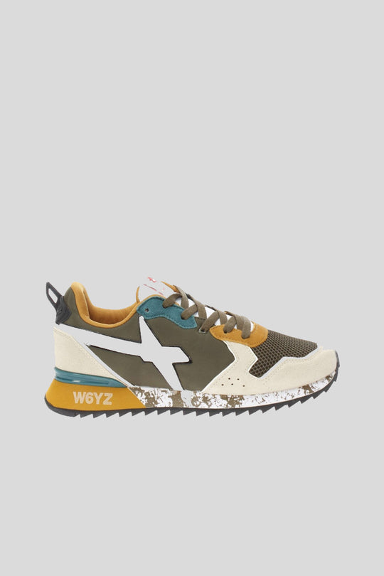 Jet-M Suede Nylon Marble Sole - Cream/Militare