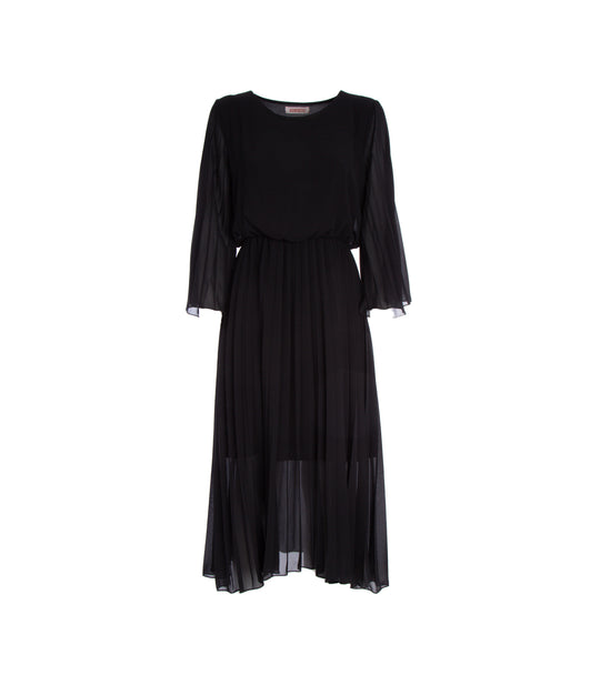 Abitino Plisse Donna - Nero