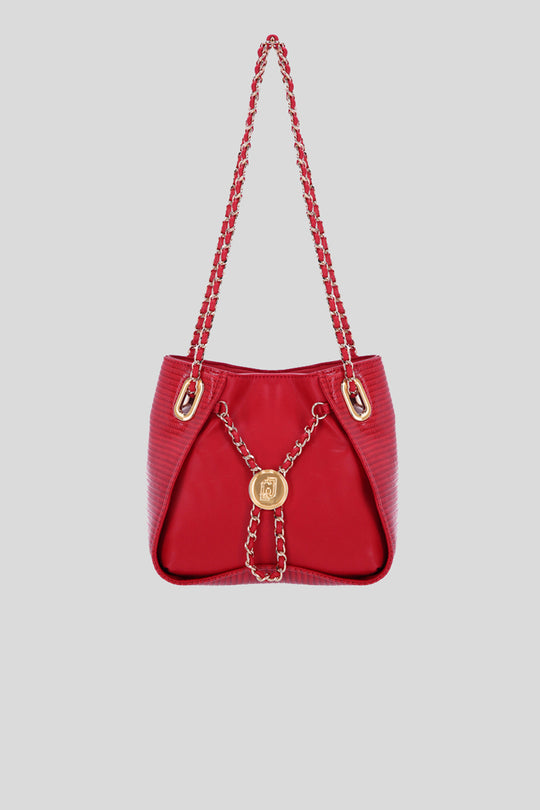 S Drawstring Liu Jo Impr - True Red                         14/20 x 17 x 11,5 cm