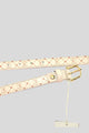Belt H2 CM Full Grain Monogram GreyHound Buckle - Monogram Marshmallow/Orange