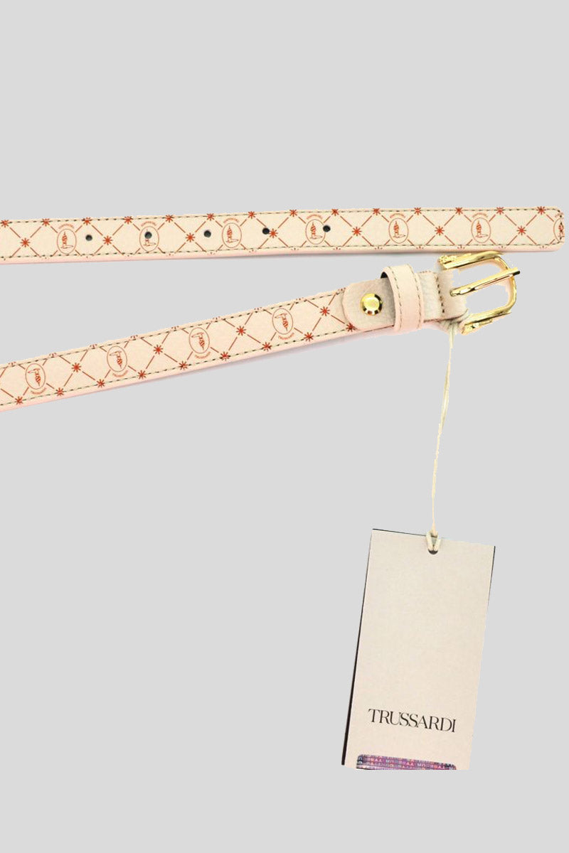 Belt H2 CM Full Grain Monogram GreyHound Buckle - Monogram Marshmallow/Orange — 2
