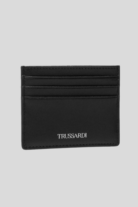 Wallet Credit Card Nappa Liscia - Black