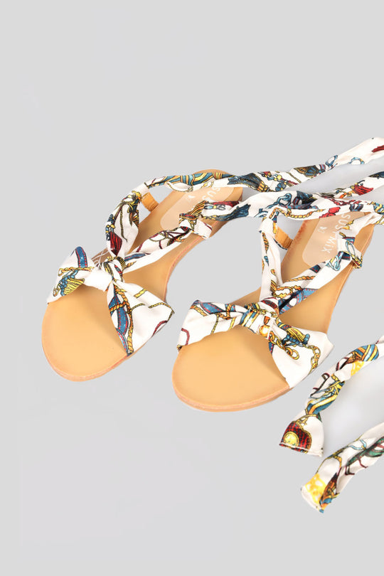 Sandalino Raso - Bianco