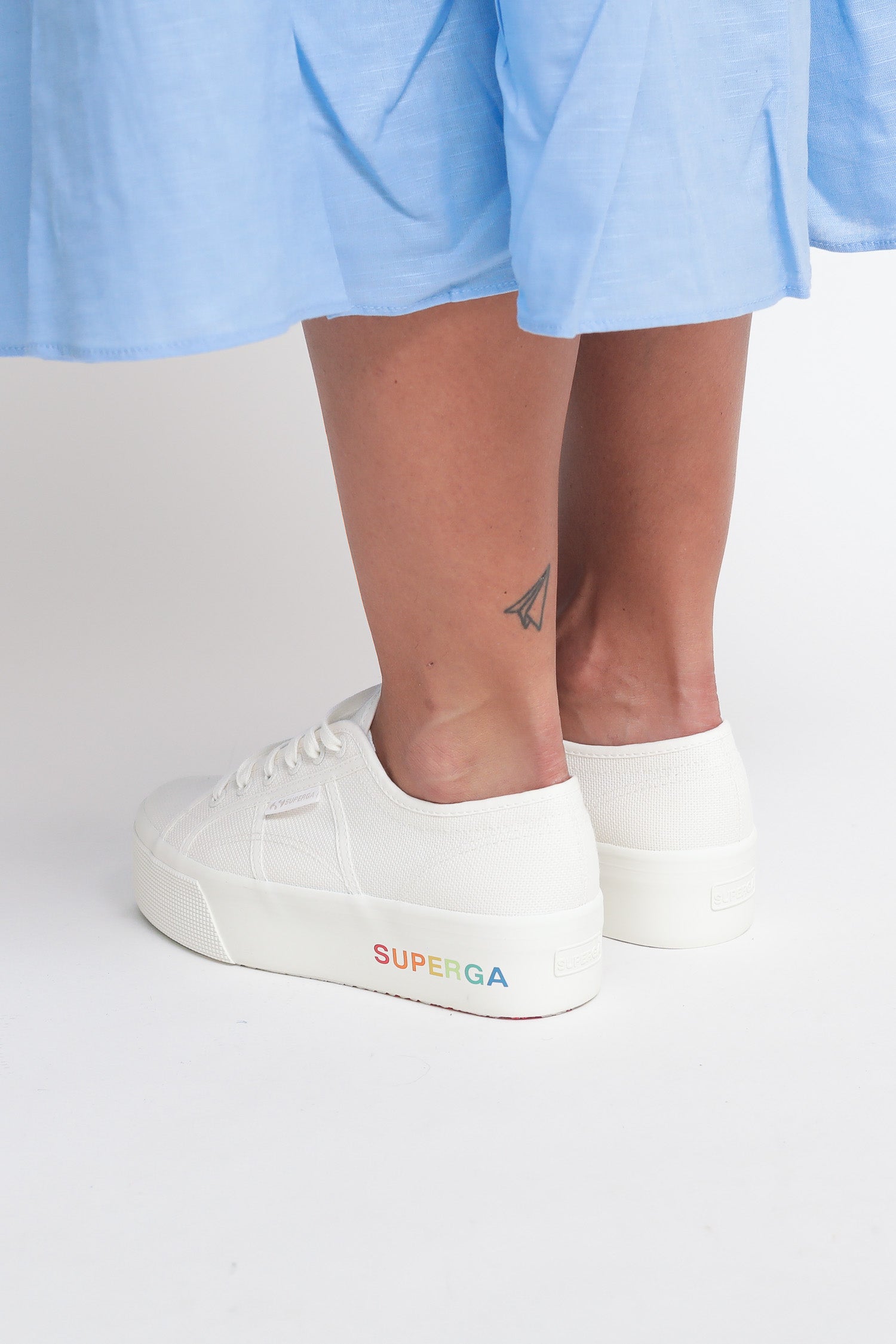 Superga zeppa clearance colorata