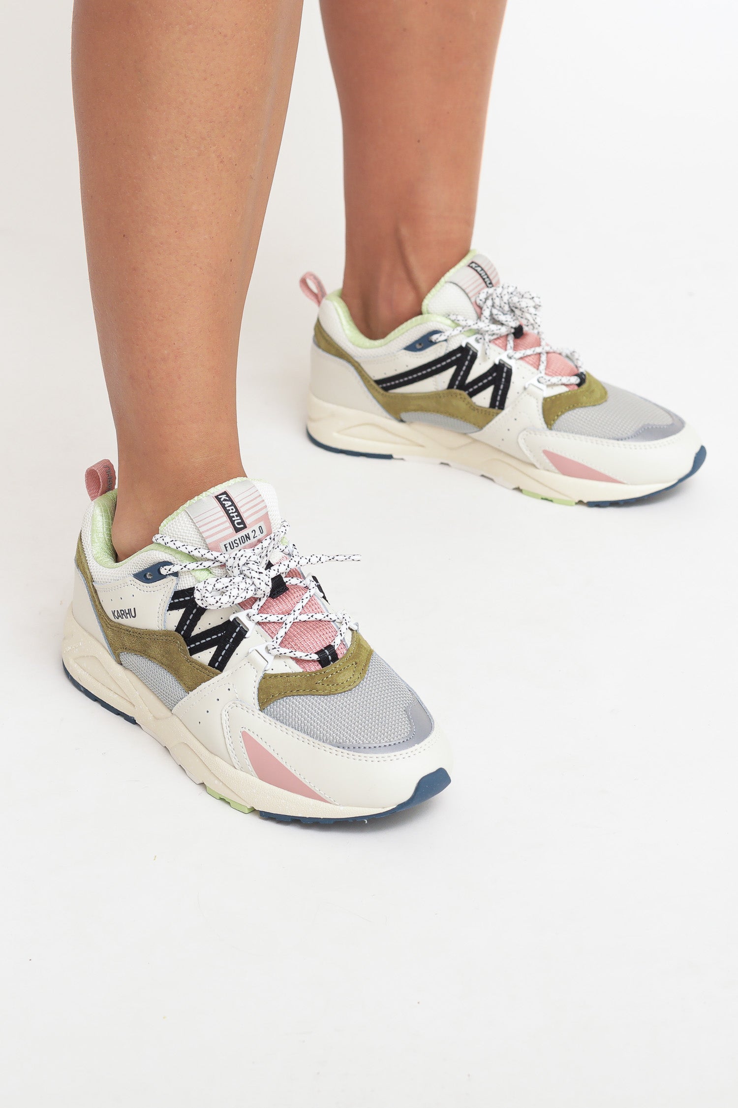karhu fusion 2.0 lily white / green moss Karhu Fusion 2.0
