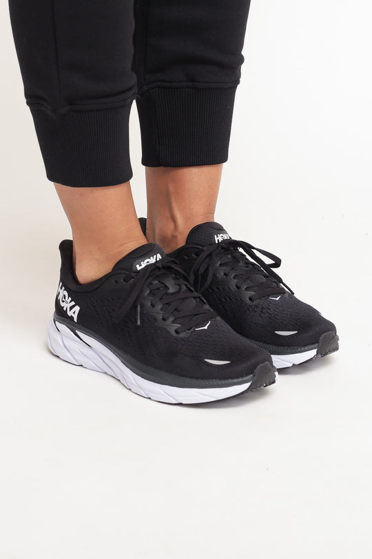 Clifton 8 Women's Black White