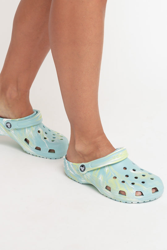Classic Marbled Clog - Pure Water Multi