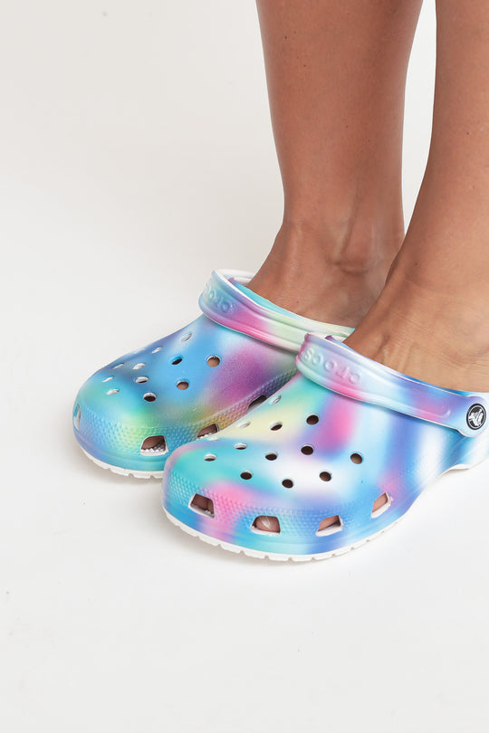 Classic Solarized Clog - White Multi