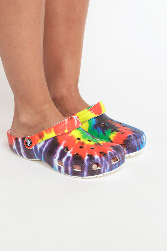 Classic Tie Dye Graphic Clog - Multi