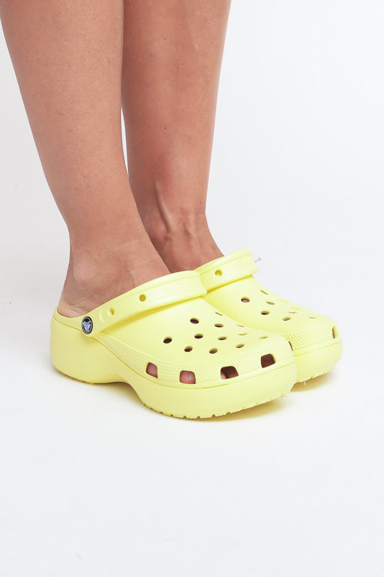 Classic Platform Clog - Banana