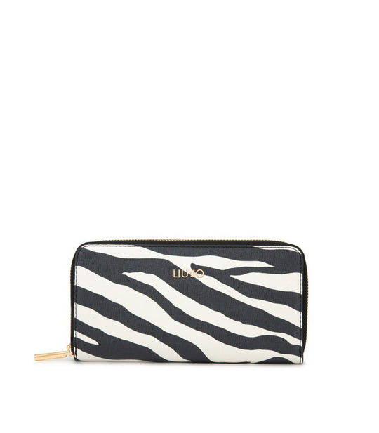 Xl Zip Around - Zebra