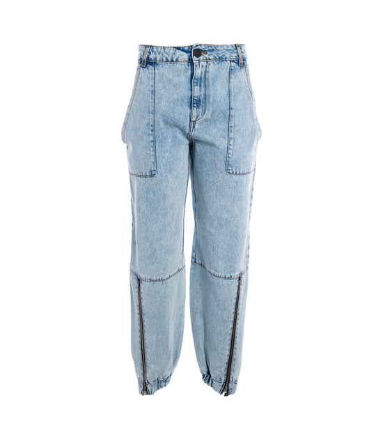 Pantalone Sport Zip - Blue