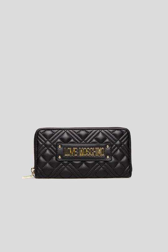 Portaf. Quilted Nappa Pu - Nero