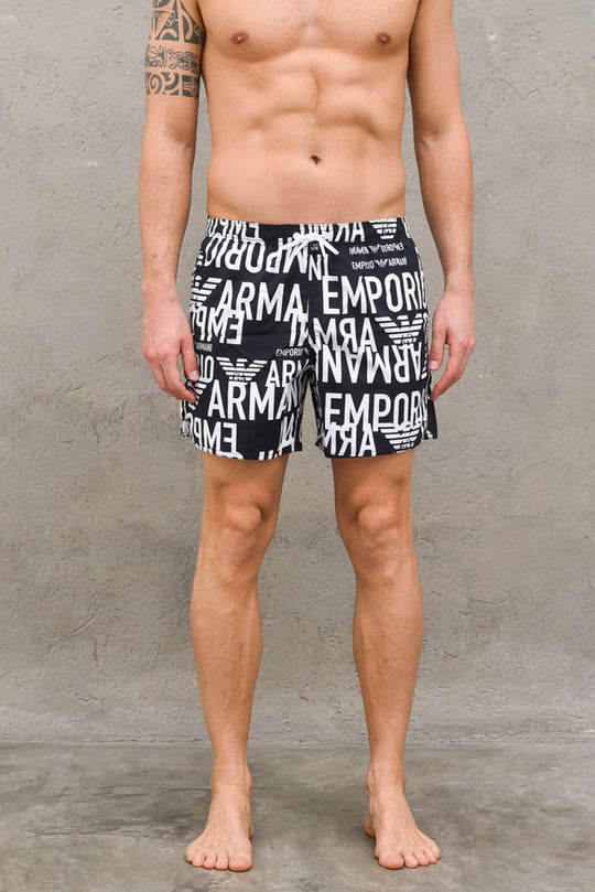 Boxer Beachwear Mid - Black
