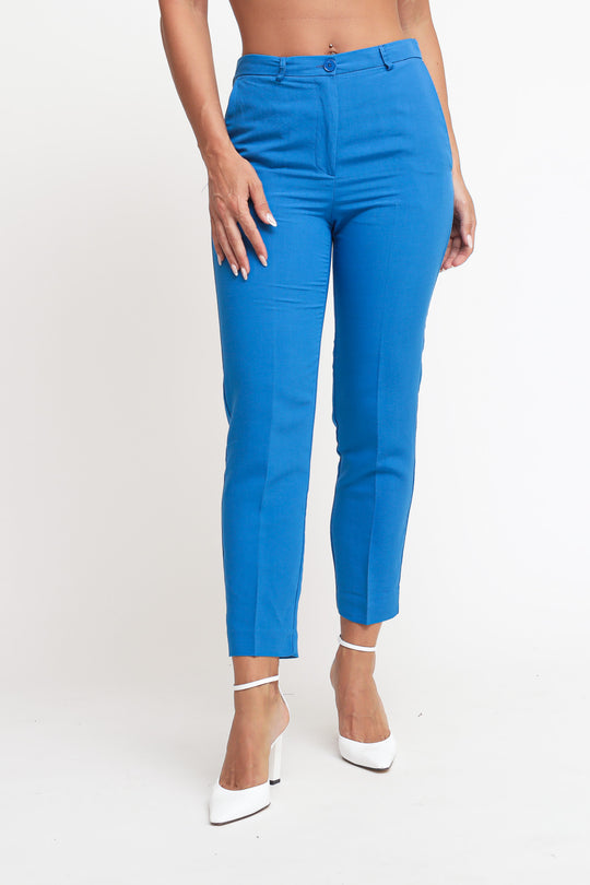Pantaloni Lino - Blu