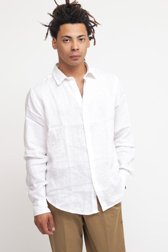 Camicia Lino - Bianco