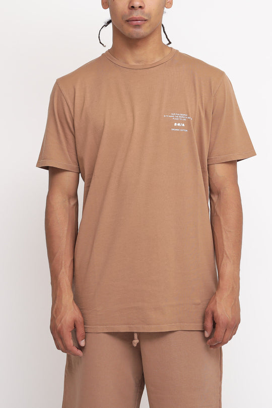 T-shirt MM Stampa Basic - Caffelatte