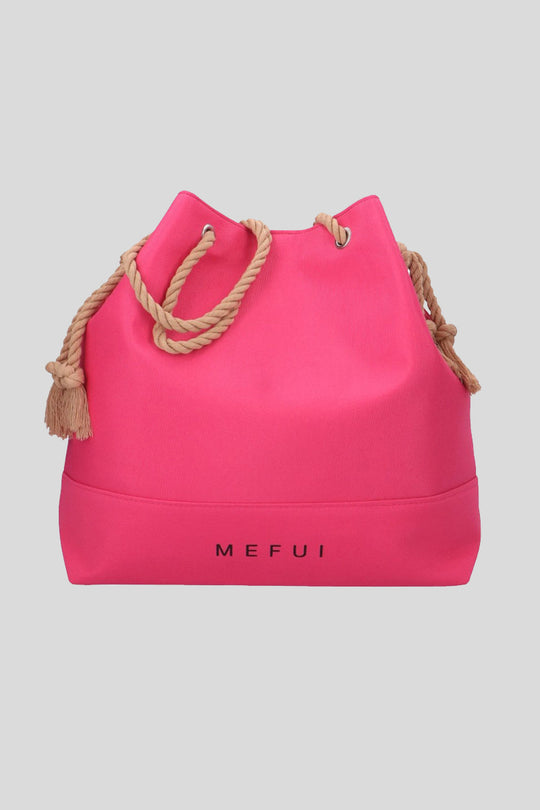 Handbag 100%pl - Fuxia