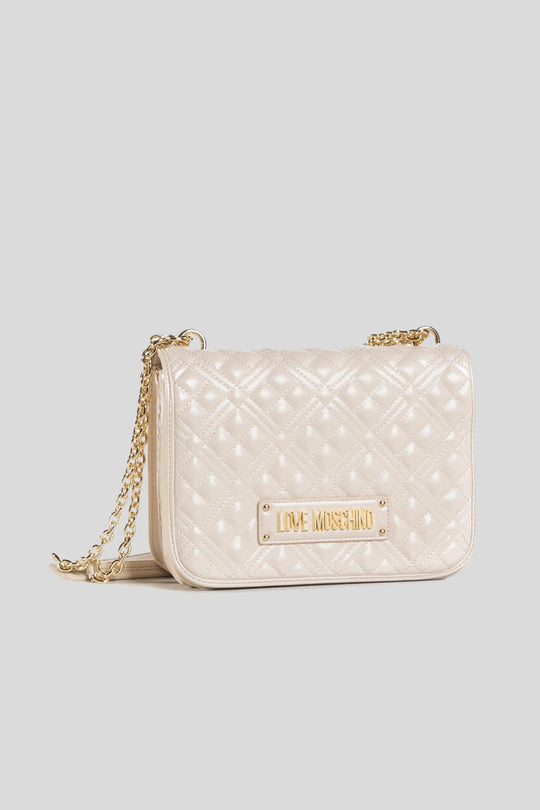 Borsa Quilted Pu - Avorio