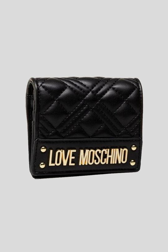 Portafogli Quilted Nappa Pu - Nero