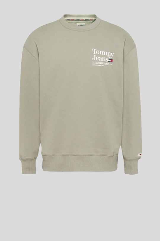 Tjm Tommy Text Crew - Faded Willow