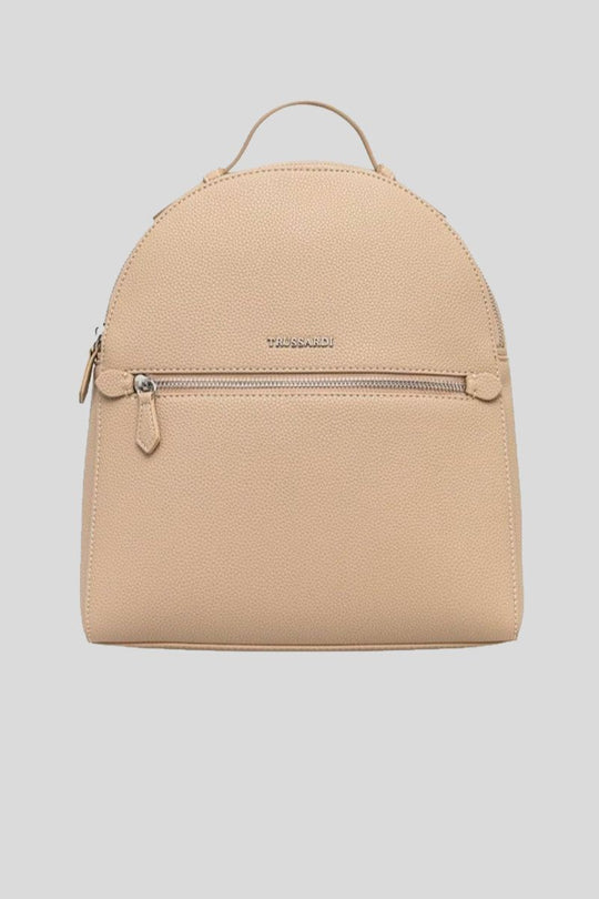 New Lily Backpack Full Grain Pu - Pure Cachemire