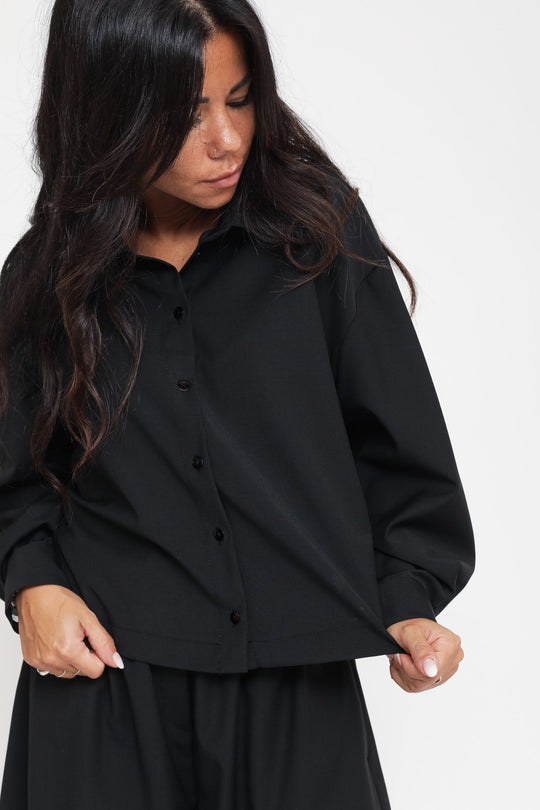 Top Camicia - Nero