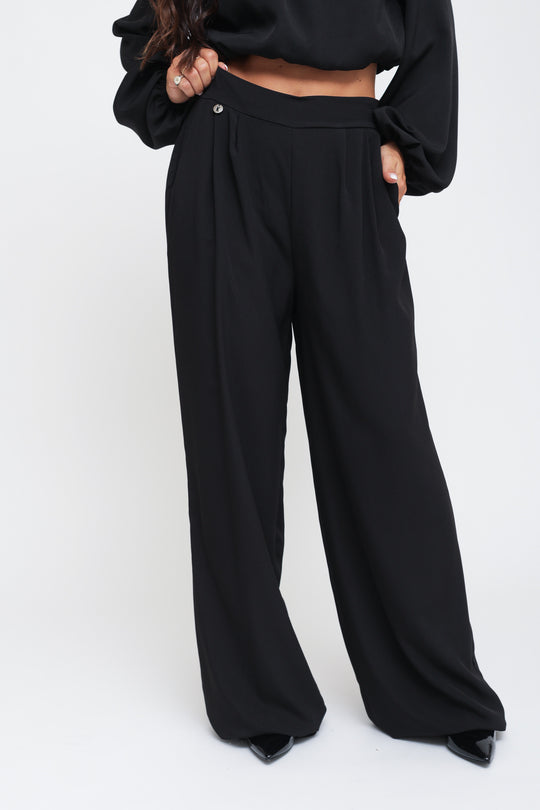 Pantalone Palazzo - Nero