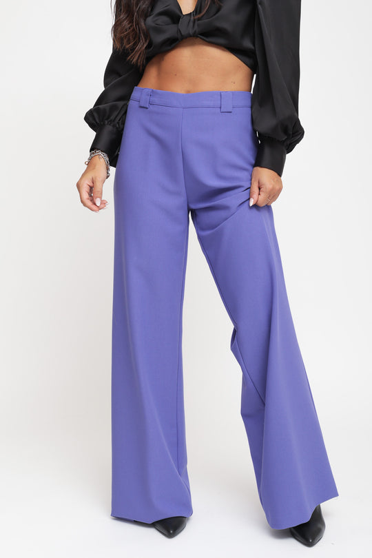 Pantalone Palazzo - Glicine