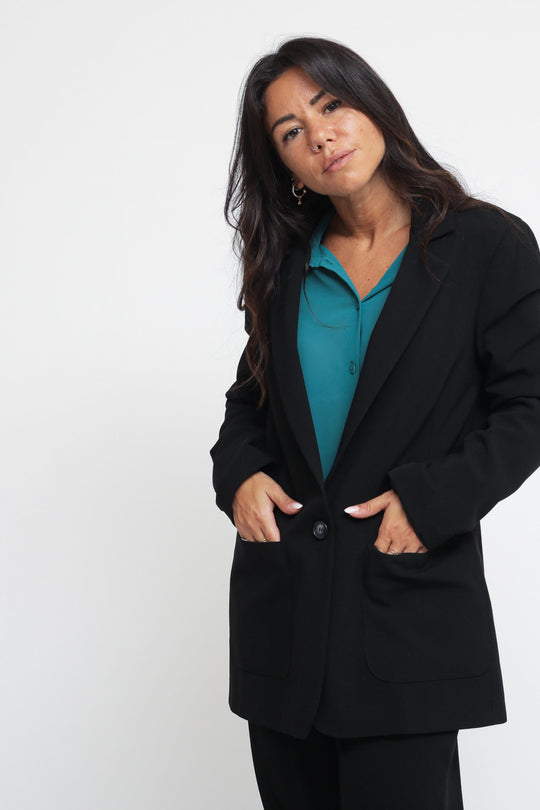 Giacca 1 Bottone - Nero