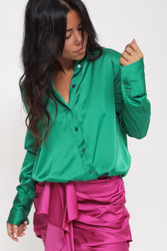 Top Camicia - Verde