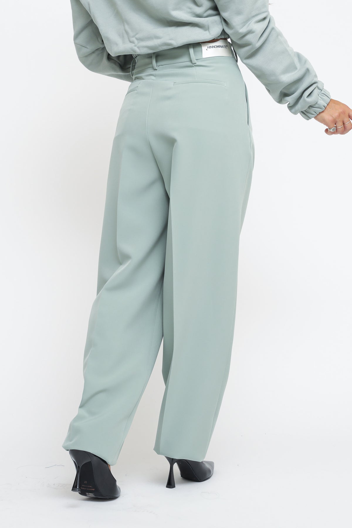Straight Trousers - Sage Green — 4
