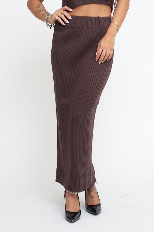 Ladies Skirt - Brown