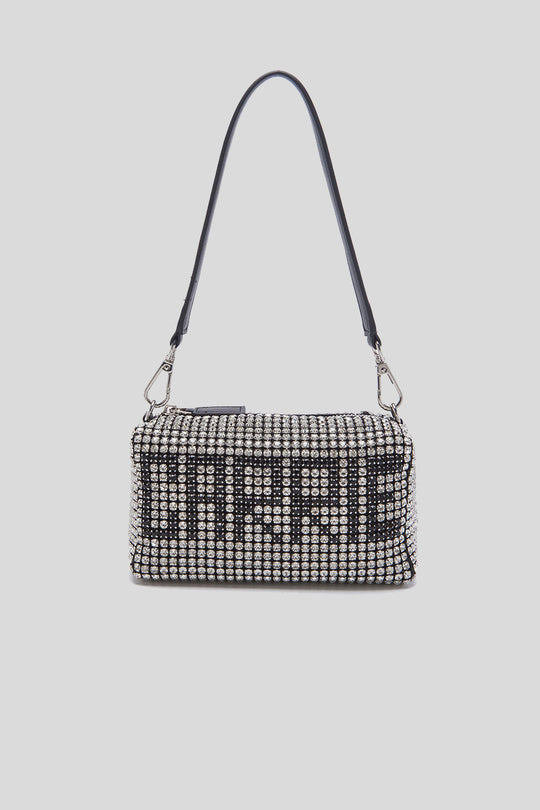 Night Ed. Bijoux Strass Bag Synthetic - Crystal Black