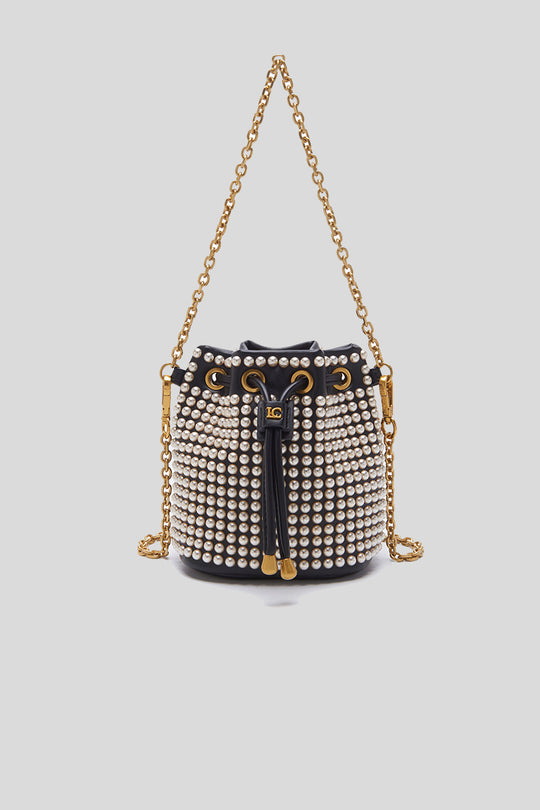 Night Ed. Small Bucket Pearl Synthetic - Black