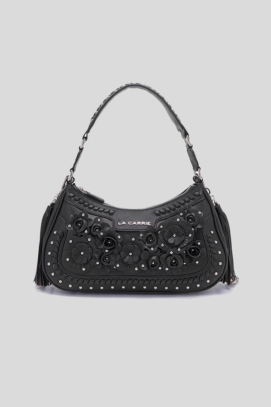 Flowers Emy Shoulder Bag Synthetic - Black