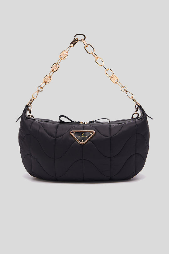 Stich & Spun Moon Bag Nylon + Synt. - Black