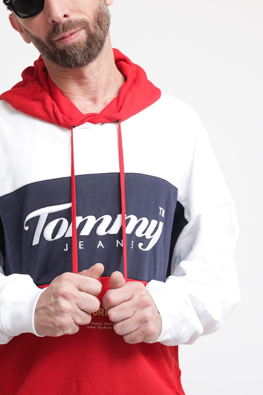 Tjw Archive Hoodie - Deep Crimson Multi