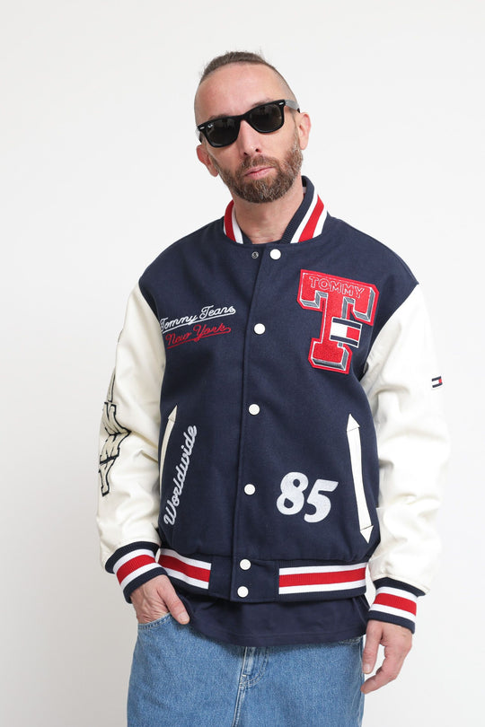Tjm Collegiate Letterman Jacket - Twilight Navy