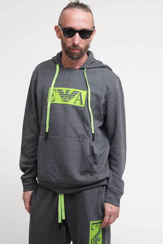 Hooded Sweater L/Sleeve - Grey