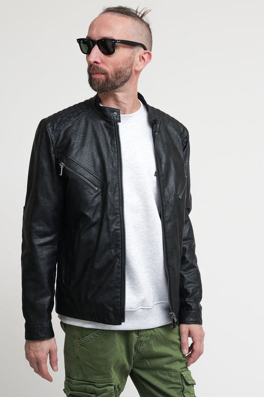 Biker Ecopelle - Nero